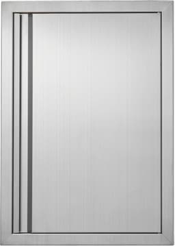 Barbecuedeur, 432 X 610 mm, Enkele Deur voor Buitenkeuken. Roestvrij Staal Inbouw, Verticale Wanddeur met Intrekbare Handgreep, Ideaal voor Barbecue-Eilanden — thumbnail 1