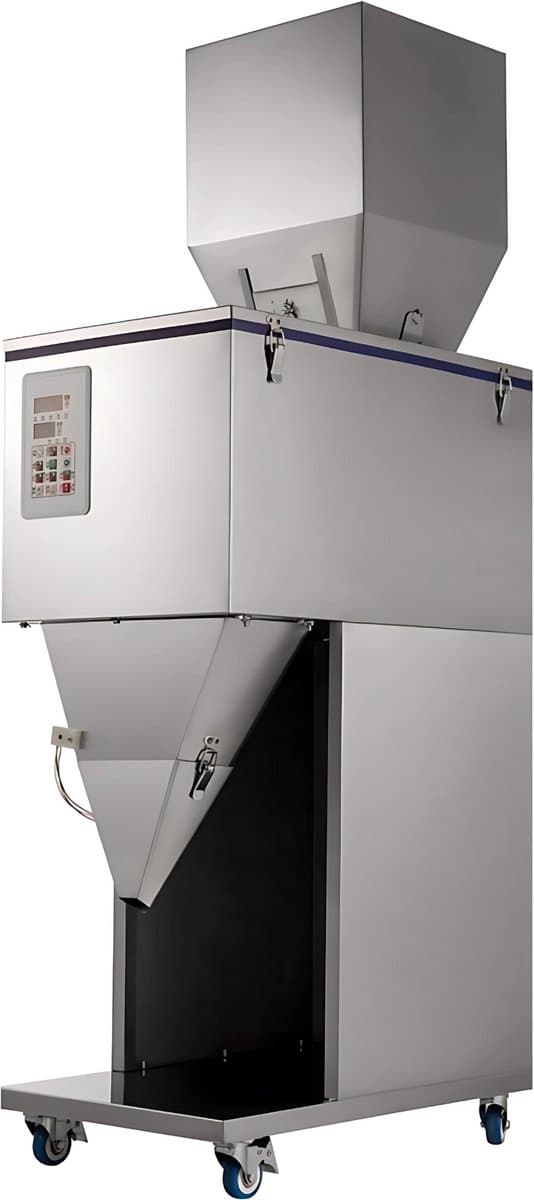 Professionele Vulmachine - Poeder - Keuken - Fijn maler - Pneumatisch - Twee Uitgangen - 100-1000ML - RVS — afbeelding 1