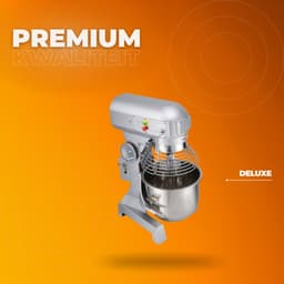 Elektrische Keukenmachine PRO - 3 koppen - Foodprocessor - Keukenrobot - Keukenmixer - Mengkom mixer - 450W - 10L RVS Mengkom — thumbnail 3