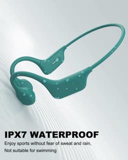 Bone Conduction Headphone - Koptelefoon voor Activiteiten - Draadloos - Bleutooth - groen — thumbnail 2