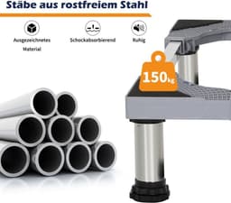 Wasmachine verhoger - Wasmachine verhoger - Wasmachine sokkel - Wasmachine verhoger met lade - Wasmachine opbouwmeubel - Wasmachine opbouwmeubel - Wasmachine Sokkel — thumbnail 5