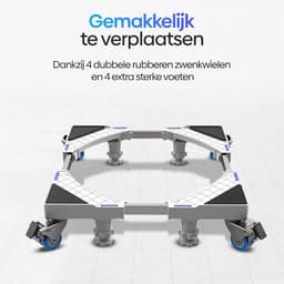 Wasmachine verhoger - Wasmachine verhoger - Wasmachine sokkel - Wasmachine verhoger met lade - Wasmachine opbouwmeubel - Wasmachine opbouwmeubel - Wasmachine Sokkel — thumbnail 2