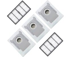 2x Filter, 3x Stofzuigerzakken accessoires / onderdelen set geschikt voor iRobot Roomba s9+
