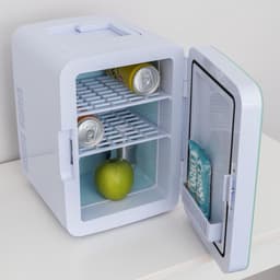 Minibar - Mini Koelkast Glazen Deur - Drankenkoelkast - Flessenkoelkast - 10L- Blauw — thumbnail 5