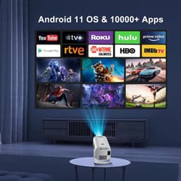 Mini beamer - Projector - Beamerscherm - Projectiescherm - Outdoor & Indoor Projector - — thumbnail 3