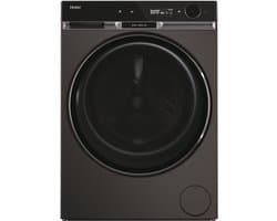 Haier HW100-BD14397PGUS – De stilste wasmachine op de markt – 10 kg – Energieklasse A – Stoomfunctie – Automatische dosering – Direct Motion-motor – Antibacteriële behandeling (ABT) – 16 programma’s – Antraciet – 10 jaar garantie op onderdelen