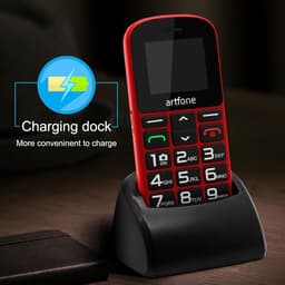 Senioren Mobiele Telefoon 4g - Senioren GSM -Rood — thumbnail 3