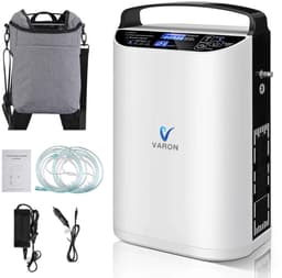 Zuurstofmachine - Zuurstofapparaat - Zuurstofconcentrator – Draagbare Zuurstofmachine – Pulsstroom – 5 Liter – 93% ± 3% Zuiverheid – Instelbare Flow – Thuisgebruik – Auto – Buiten – Compact – Stil – EU Stekker – Lichtgewicht — thumbnail 1