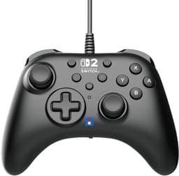 HORI - HORIPAD Turbo Wired Controller voor Nintendo Switch 2 - Zwart - Officieel gelicentieerd door Nintendo — thumbnail 1