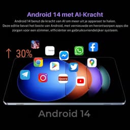 Mookes Tablet Android Snapdragon888 11Inch Hd 12GB 512GB 12000Mah 5G Dual Sim Bluetooth Wifi Gps Tafels - GRIJS — thumbnail 3
