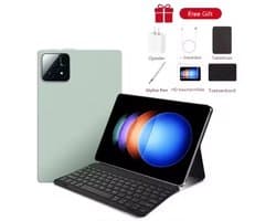Mookes Tablet Android Snapdragon888 11Inch Hd 16GB 768GB 12000Mah 5G Dual Sim Bluetooth Wifi Gps Tablet - Green