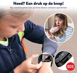 Bosstony Kids Smartwatch- Nauwkeurig GPS - SOS Functie - GPS Horloge Kind - GPS Tracker Kind - Play Store - Android - Kinder Smartwatch - GPS Tracker Kind — thumbnail 5