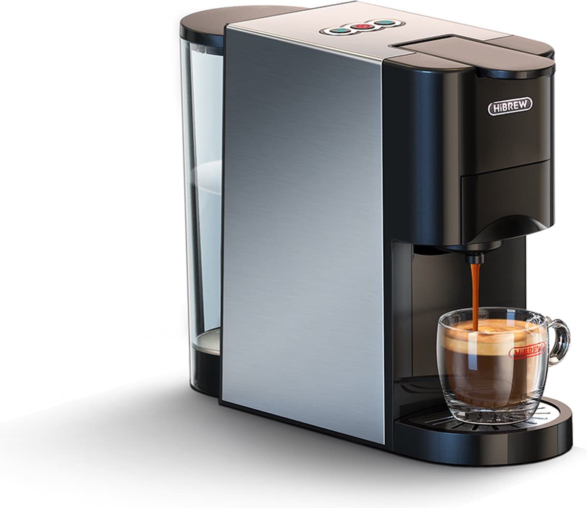 HiBrew® Koffiezetapparaat - 4 in 1 Koffie machine - Dolce Gusto - Nespresso - Cappuccino - Latte - 19 Bar — afbeelding 1