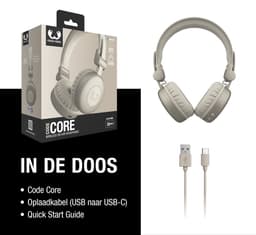 Fresh ‘n Rebel Code Core – Draadloze on-ear koptelefoon – Bluetooth - 30 uur Speeltijd - Silky Sand — thumbnail 7