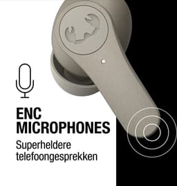 Fresh ’n Rebel Twins Rise - Draadloze Oordopjes met Noise Cancelling - Draadloos Opladen - 30 Uur Speelduur - Silky Sand — thumbnail 5