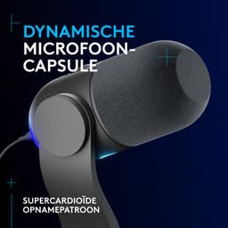 Logitech G Yeti GX - Gaming Microfoon - USB - RGB verlichting - Lightsync - Zwart — thumbnail 5