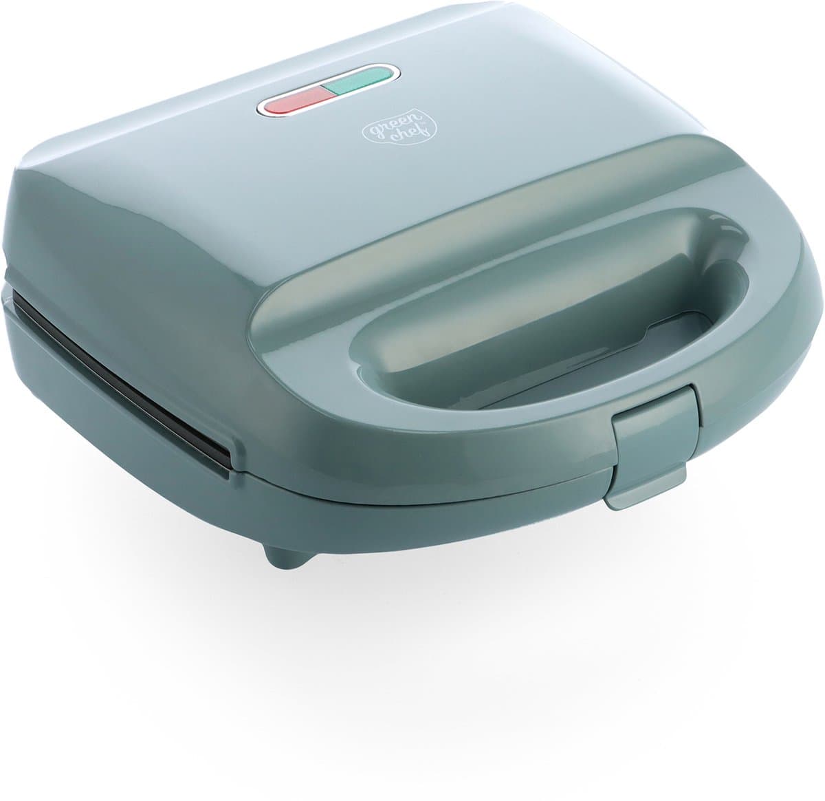 GreenChef - 3-in-1 Panini, wafel en croque machine - verwisselbare platen - blauwgrijs - PFAS-vrij — afbeelding 1