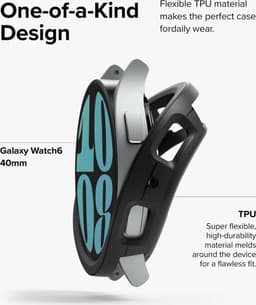 Ringke Air Sports Geschikt voor Samsung Galaxy Watch 6 40MM - Hoesje TPU - Zwart — thumbnail 4