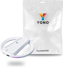 YONO Verticale Standaard geschikt voor Playstation PS5 - Digital - Disc - Slim - Pro - met Verlichting - Voet - Houder - Wit — thumbnail 7