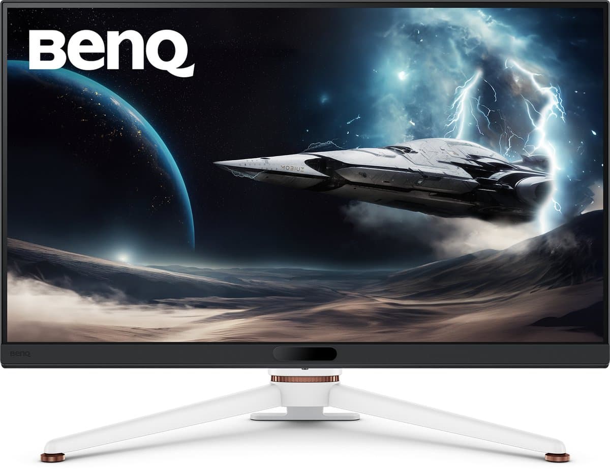 BenQ MOBIUZ EX271Q 27” 2K 180Hz Gaming Monitor - 1ms MPRT - DP 1.4 - HDMI 2.0 - 65W USB-C - 95% P3 - DisplayHDR 400 - Freesync - KVM - Pixsoul Engine - Remote Controller — afbeelding 1