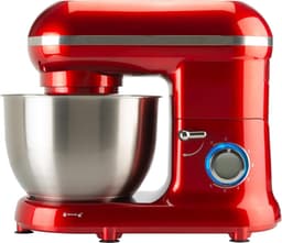 White-Label® Mixer met Mengkom - Keukenmachine - Keukenrobot - Rood — thumbnail 1