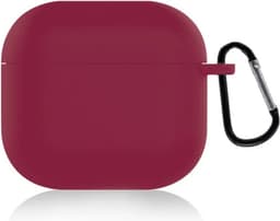 ShieldCase Siliconen Hoesje Geschikt voor Airpods 4 - Siliconen Case voor Apple Airpods 4 Case Hoesje - Burgundy — thumbnail 1