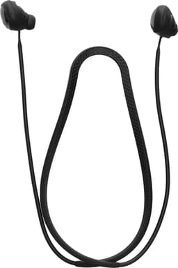 kwmobile Strap Compatible with Anker Soundcore Space A40 - Silicone Cord Holder for Wireless Earphones - Black — thumbnail 2