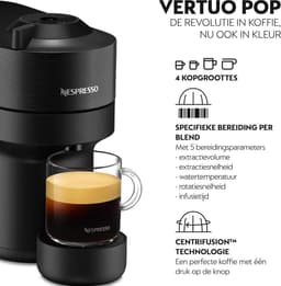 De'Longhi Nespresso Vertuo Pop ENV90.B - Koffiecupmachine - Zwart — thumbnail 5