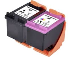 Renkforce Inktcartridge vervangt HP 302, X4D37AE, F6U66AE, F6U65AE Compatibel Combipack Zwart, Cyaan, Magenta, Geel RF-
