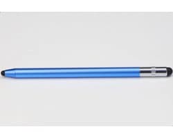 SBG Universele Stylus Pen Geschikt voor Telefoon Tablet en iPad - Twee zachte punten - Eén precisie punt - Blauw