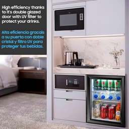 Equivera Mini Fridge for Drinks - Kleine Koelkast - Mini Koelkasten - Minibar - Mini Fridge - Mini Koelkast - Mini Koelkastje - Must have voor in Huis! — thumbnail 3