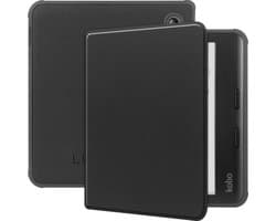 Lunso Geschikt voor Kobo Libra Colour hoes (7 inch) - sleepcover - Zwart