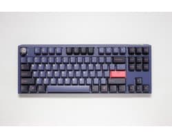 Ducky One 3 TKL, RGB, clear keycaps, MX Speed, Qwerty US, Donkerblauw