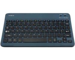 Mobilis 001284 toetsenbord voor mobiel apparaat Blauw Bluetooth AZERTY Frans