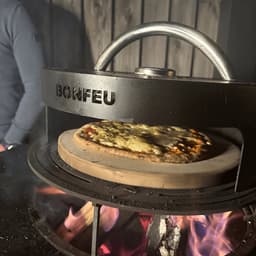 BonFeu Pizzasteen voor BonPizza - Hittebestendige Keramische Steen voor Knapperige Pizza's en Ambachtelijk Brood — thumbnail 2