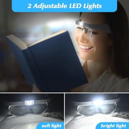 Vergrootglas met LED-verlichting en verwisselbare lenzen voor ambachten en sieraden — thumbnail 5