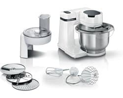 Bosch MUM Serie 2 - MUMS2EW01 - Keukenmachine - 700W - 3,8L - 3 Snijschijven - Wit — afbeelding 1