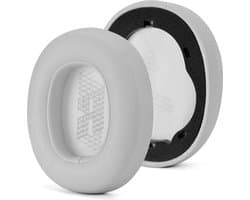 Oorkussens Geschikt Voor JBL Live 650BT NC / 660 NC - 2 Stuks - Zacht Schuim - Eiwitleer - Grijs
