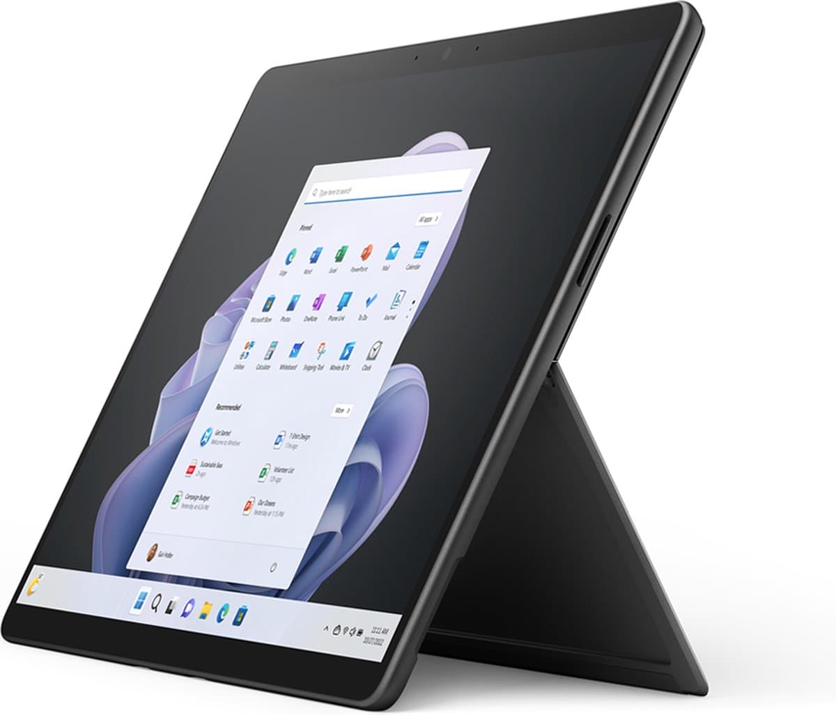 Microsoft Surface Pro 9 - 2 in 1 - Touchscreen - i5/8GB/256GB Zwart - 13 inch — afbeelding 1