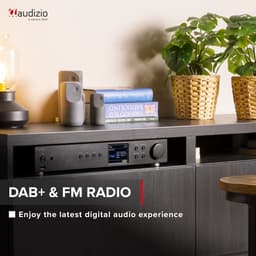 DAB tuner - Audizio Adria - DAB radio met Bluetooth, internetradio en Spotify Connect - Zwart — thumbnail 2