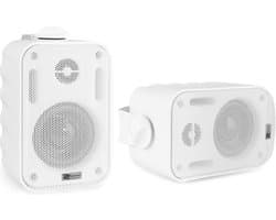 Speakerset - Power Dynamics BC30V witte speakerset - 60W - Waterbestendig dus ook geschikt voor buiten - 100V / 8 Ohm