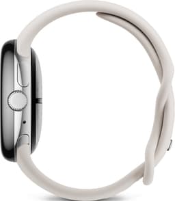 Google Pixel Watch 3 - Smartwatch - 41mm - Zilverkleurig/Porselein — thumbnail 4
