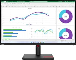 Lenovo ThinkVision T32h-30 LED display 80 cm (31.5) 2560 x 1440 Pixels Quad HD Zwart — thumbnail 2
