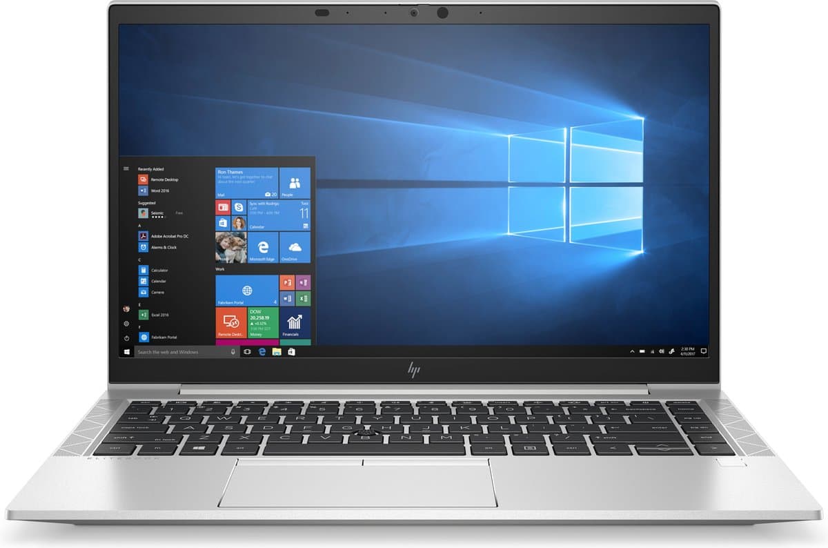 HP EliteBook 840 G7 Intel® Core™ i7 i7-10510U Laptop 35,6 cm (14") Full HD 8 GB DDR4-SDRAM 256 GB SSD Wi-Fi 6 (802.11ax) Windows 10 Pro Zilver — afbeelding 1