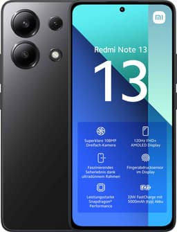 Xiaomi Redmi Note 13 4G - 6GB/128GB - Midnight Zwart — thumbnail 2