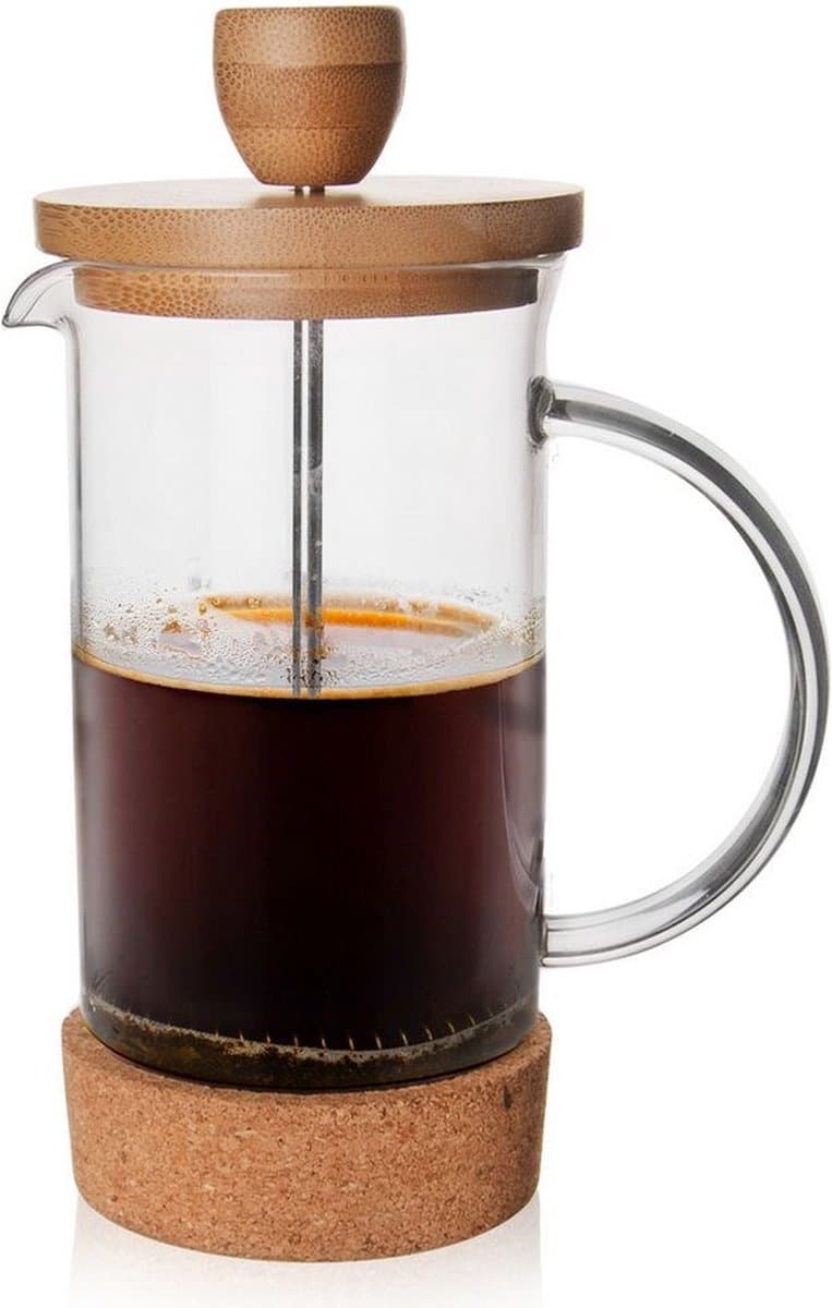 Cafetiere Glas 400 ml - French Press Koffiezetapparaat - Koffiemaker - Koffie - Koffiepot - Theepot — afbeelding 1