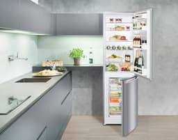 Liebherr - CUele 3331 001 26 - Koel-vriescombinatie - Vrijstaand - 296 L - E - Zilver — thumbnail 4