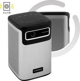 Overmax Multipic 8.1 Tragbarer 4K Beamer - kabellos mit Android 9.0 - Auto-Fokus und Keystone-Korrektur - 2,5 Stunden Akku - 5000 Lumen Helligkeit - Dual-Band WiFi und Bluetooth 5.0 - ideal für Heimkino und Outdoor — thumbnail 3
