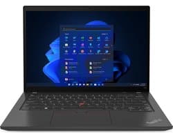 Lenovo ThinkPad T14 Gen 3 (Intel) Intel® Core™ i5 i5-1235U Laptop 35,6 cm (14") WUXGA 16 GB DDR4-SDRAM 256 GB SSD Wi-Fi 6E (802.11ax) Windows 11 Pro Scandinavisch Zwart