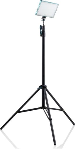 MOJOGEAR Lumi Bicolor LED-lamp XL - 18.5W - Stevig metaal - 10.000 mAh batterij - Wit/geel licht - Krachtige cameralamp / studiolamp / videolamp - Grijs — thumbnail 2